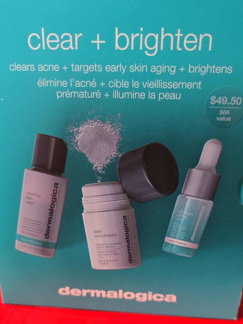 dermalogica Clear + Brighten Set - Teal/Black